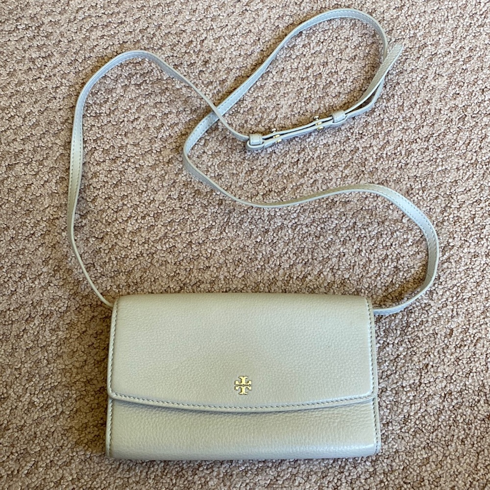 Grey Taupe Tory Burch Crossbody